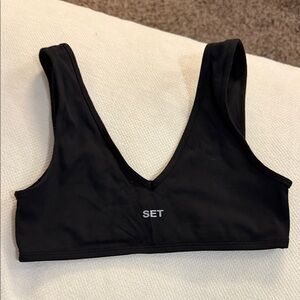 SET Active Black Sports Bra
